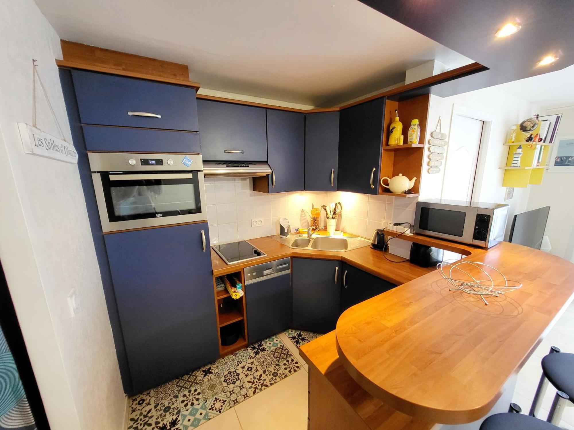 Appartement Moderne Au Centre-Ville, 150M Plage, Wifi, Confort Ideal Pour Familles - Fr-1-92-876 Les Sables-dʼOlonne Exteriér fotografie