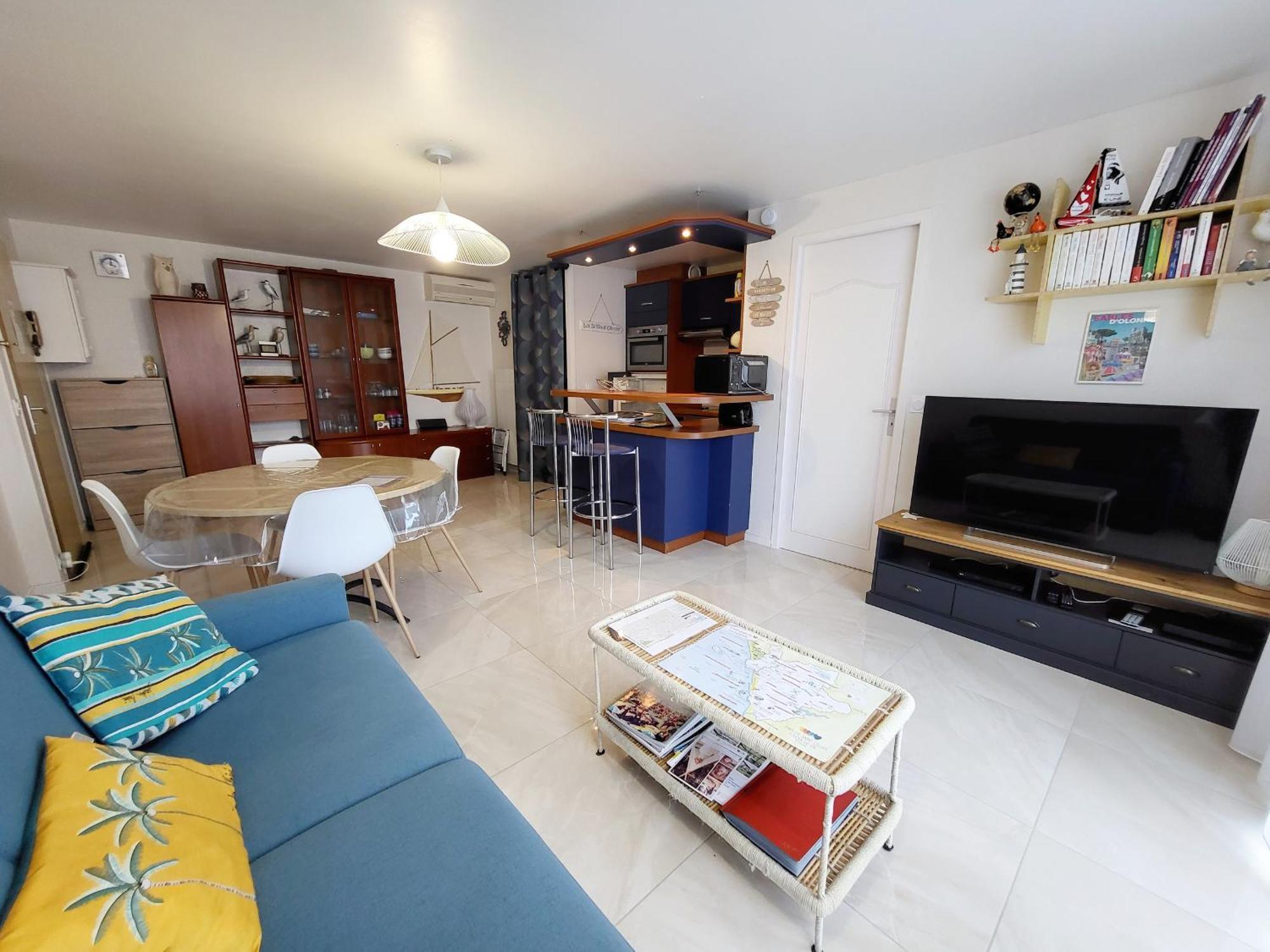 Appartement Moderne Au Centre-Ville, 150M Plage, Wifi, Confort Ideal Pour Familles - Fr-1-92-876 Les Sables-dʼOlonne Exteriér fotografie